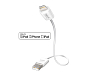 - рис.0 Кабель Inakustik Premium iPlug Cable Apple Lightning - USB A 1m - рис.0