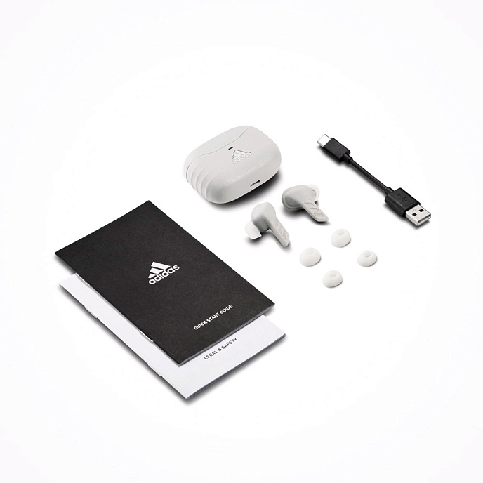 Беспроводные наушники Adidas Z.N.E. 01 ANC TWS Light Grey + Kaibo Audio Verse Red - рис.5