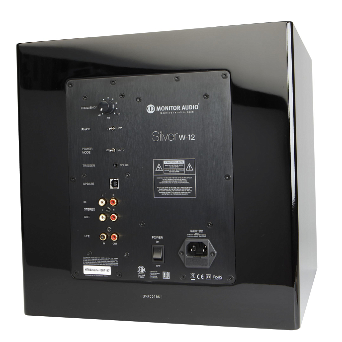Сабвуфер Monitor Audio Silver W12 Black Gloss - рис.4