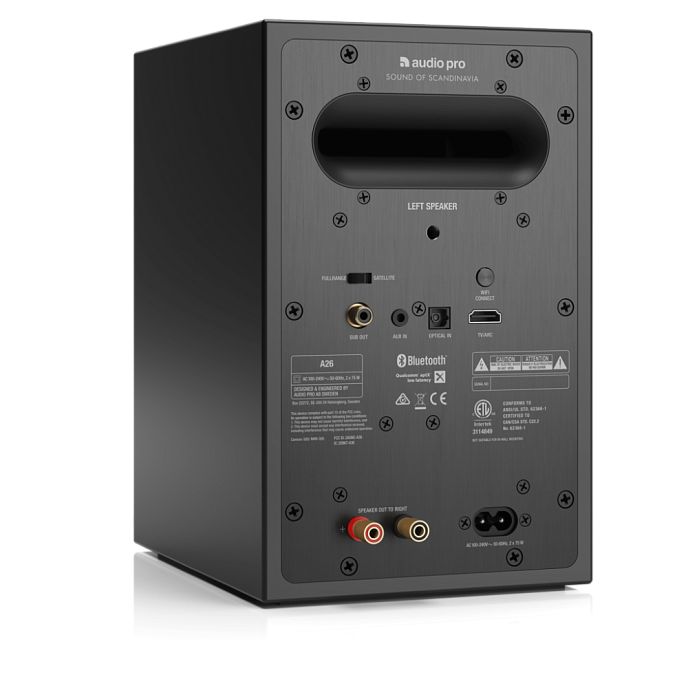 Полочная акустика Audio Pro A26 Black - рис.2