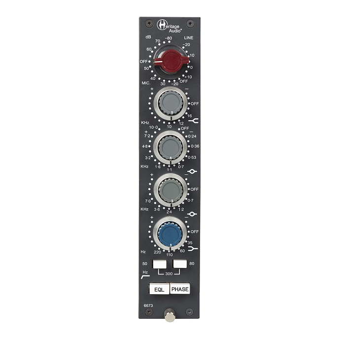 Микрофонный предусилитель Heritage Audio 6673 Black - рис.0