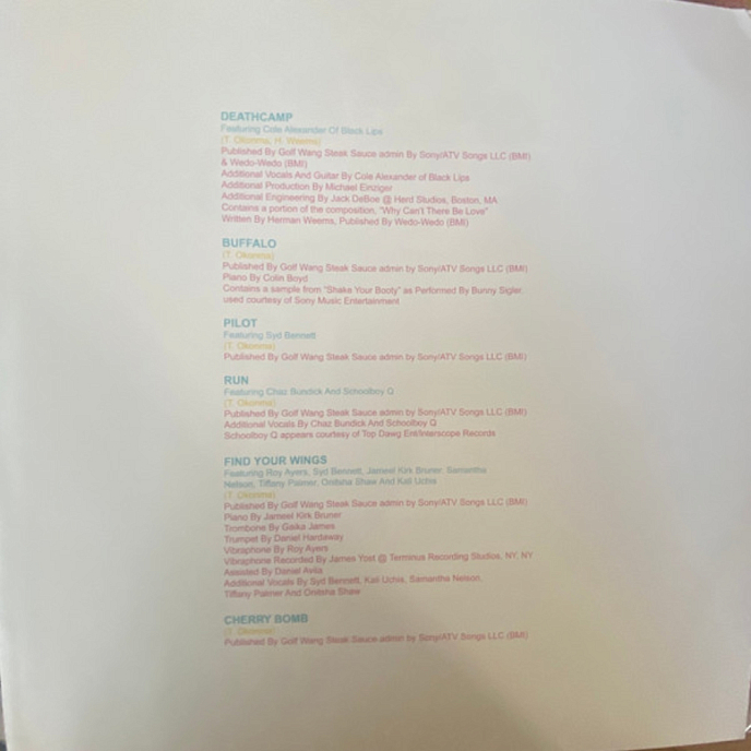 Виниловая пластинка Tyler - The Creator - Cherry Bomb (coloured) - 2LP - рис.7