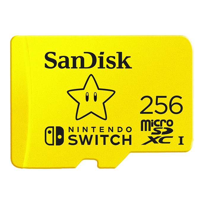 Карта памяти SanDisk Nintendo Switch microSDXC 256Gb Yellow - рис.0