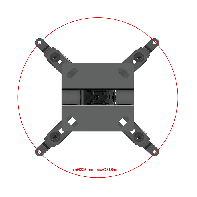Крепление Uniteki PM2102B Black - рис.6