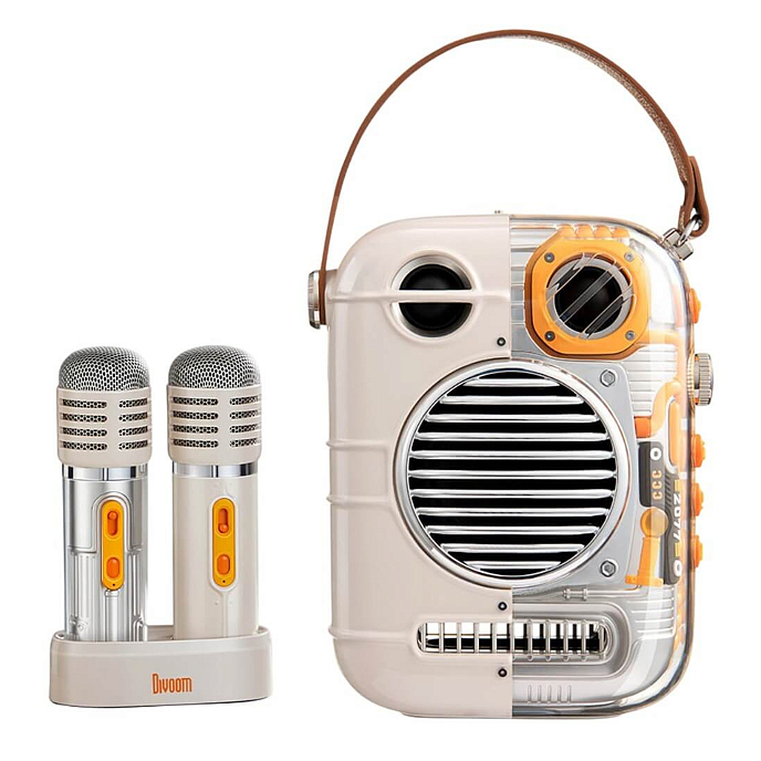 Портативная колонка Divoom Spark Pro Beige - рис.0