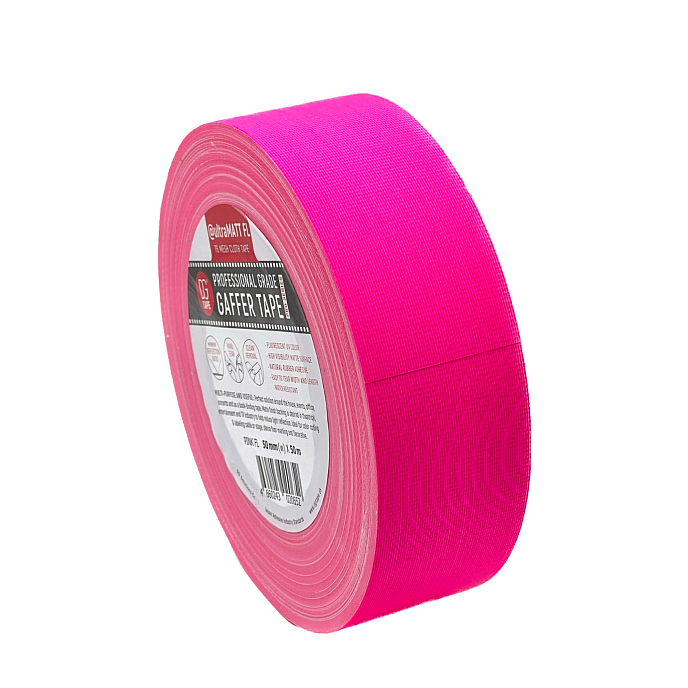 Клейкая лента DGTAPE ultraMATT Pink Fluorescent 50mm 50m - рис.0