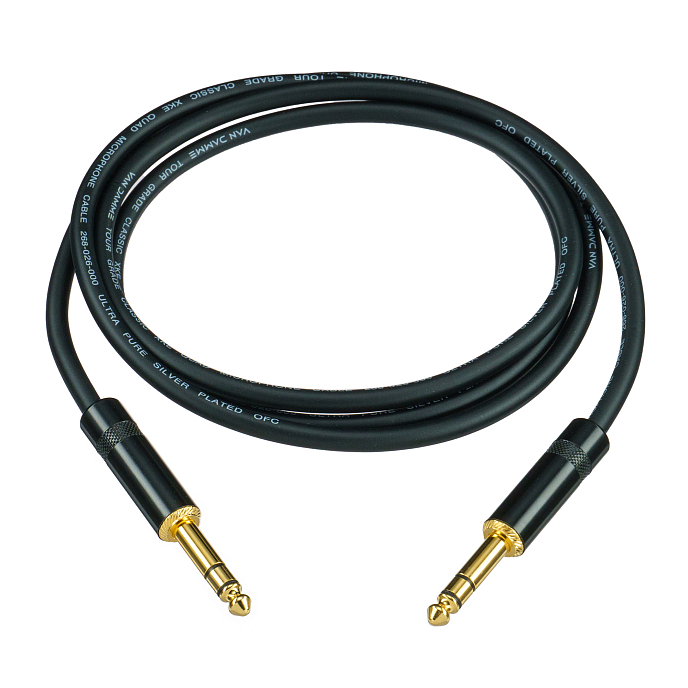 Кабель HeadMade Pro 6.3mm - 6.3mm Black 1.5m - рис.2