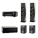 Комплект Denon AVR-X580BT + Polk T Series 5.0 Set Black - рис.0