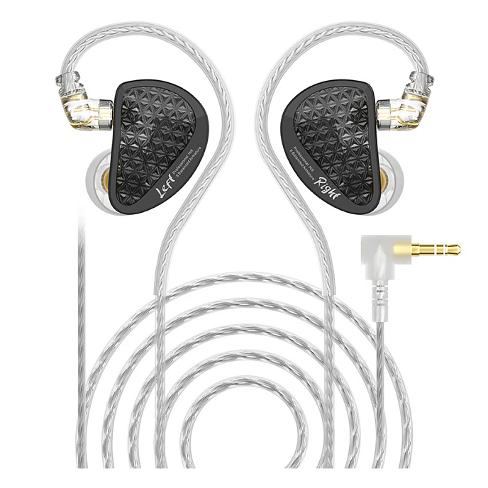 Наушники внутриканальные KZ AS16 PRO Standart Edition without mic Black - рис.0