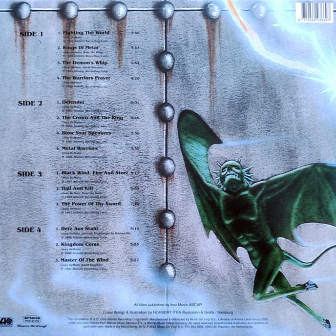 Виниловая пластинка Manowar - Hell Of Steel - The Best Of Manowar - 2LP - рис.2