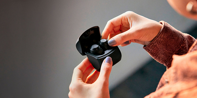 Беспроводные наушники Audio-Technica ATH-CKS50TW Black - рис.8