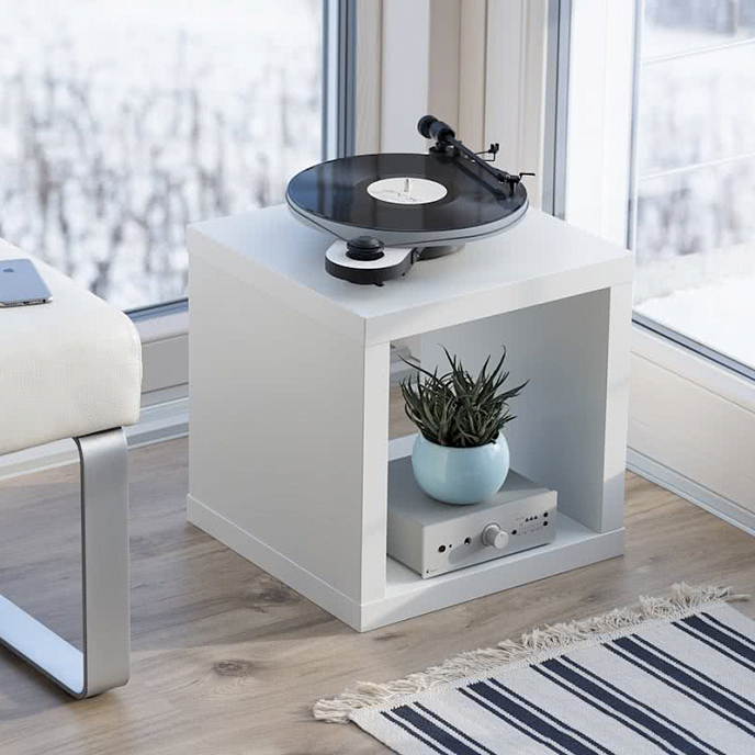 Проигрыватель винила Pro-Ject Elemental OM5e White Black - рис.4