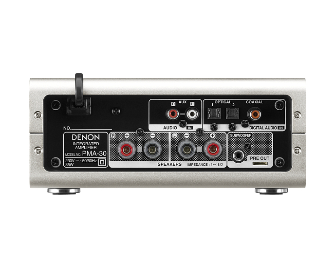 Интегральный усилитель Denon PMA-30 silver - рис.2