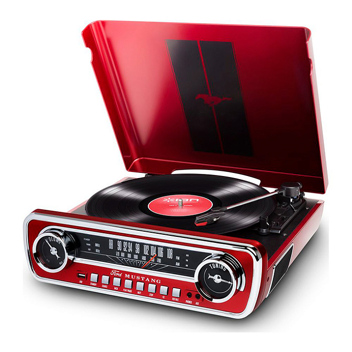 Проигрыватель винила ION MUSTANG LP Red - рис.0