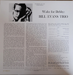 Виниловая пластинка Bill Evans Trio – Waltz For Debby (UHQR 200 Gram 45 RPM) 2LP