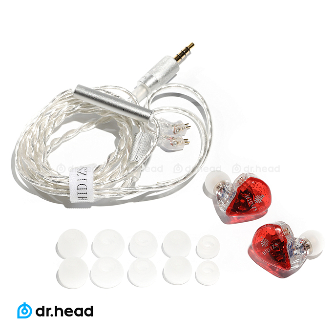 Наушники внутриканальные Hidizs MS1 Rainbow Red Transparent - рис.5