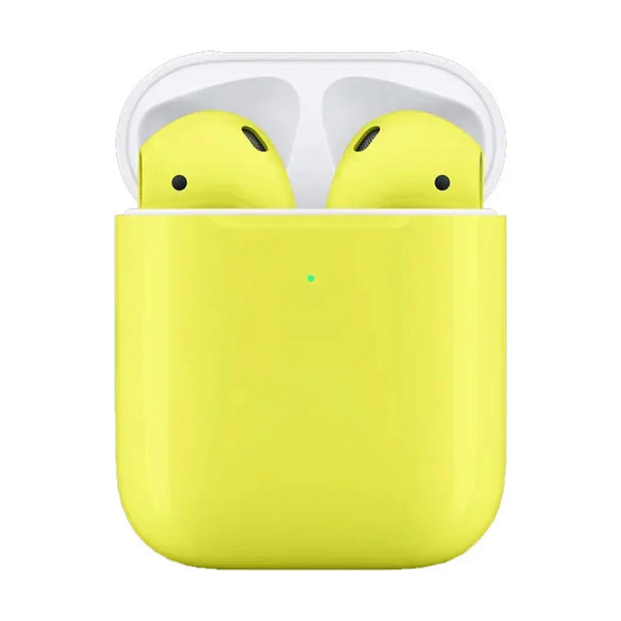 Беспроводные наушники Apple AirPods 2 Yellow Gloss - рис.0