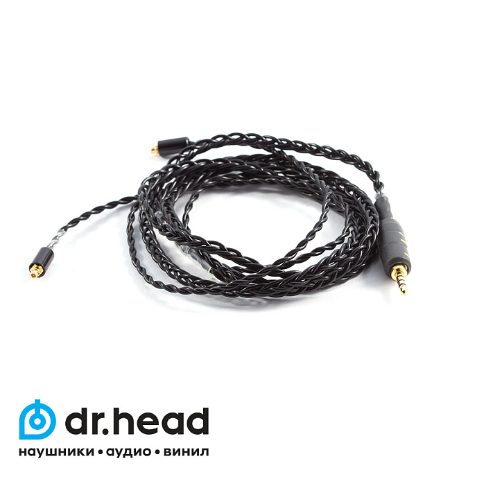 Кабель Labkable Silver Black MMCX - 2.5 balance Without earguide - рис.1