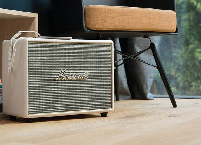 Портативная колонка Marshall Woburn WiFi Cream - рис.7