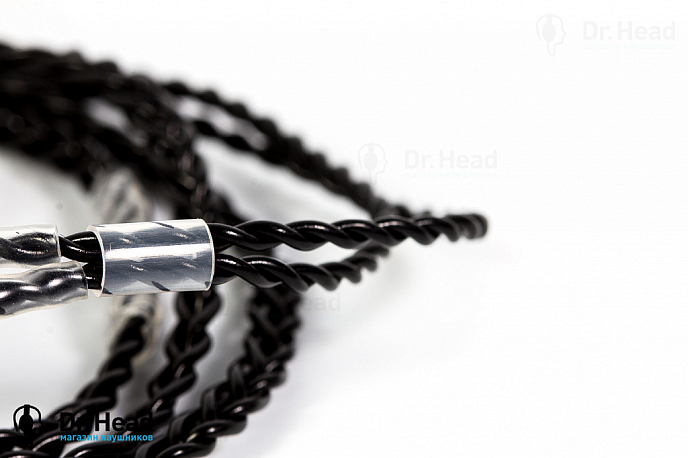 Кабель Labkable Silver Black 2pin - Sony Balance 4.4mm - рис.5