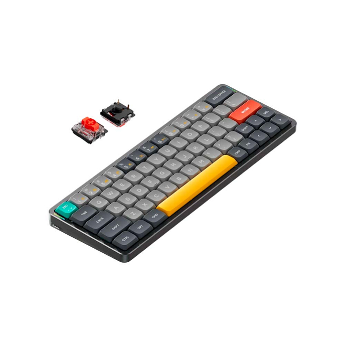 Клавиатура NuPhy Air60 Twilight Red Switch Black - рис.0