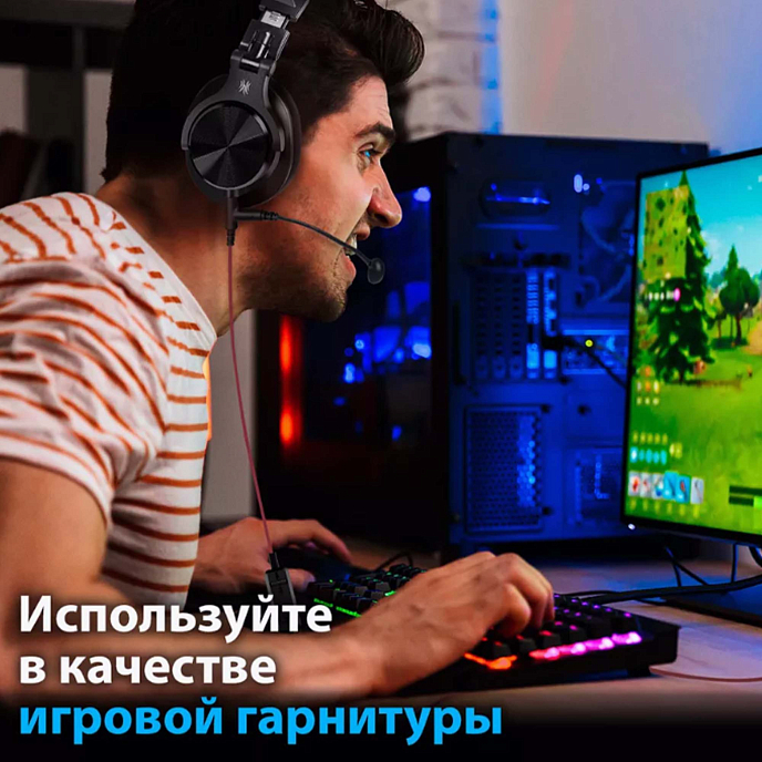 Наушники полноразмерные OneOdio A71M Black - рис.5