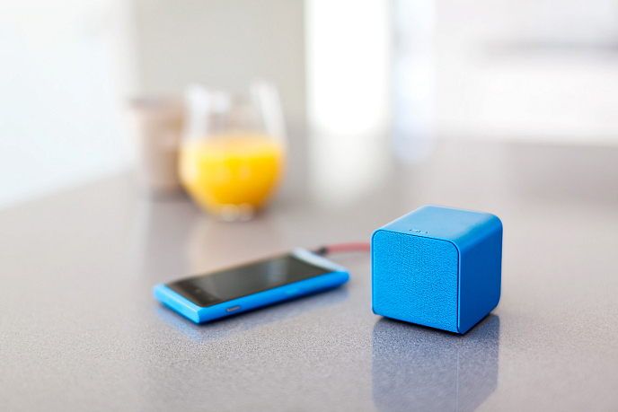 Портативная колонка Nu Force Cube Blue - рис.4