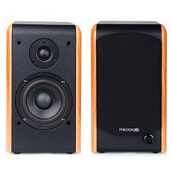 Компьютерные колонки Microlab B77BT black/wood полочная акустика 2.0 с bluetooth_OpenBox