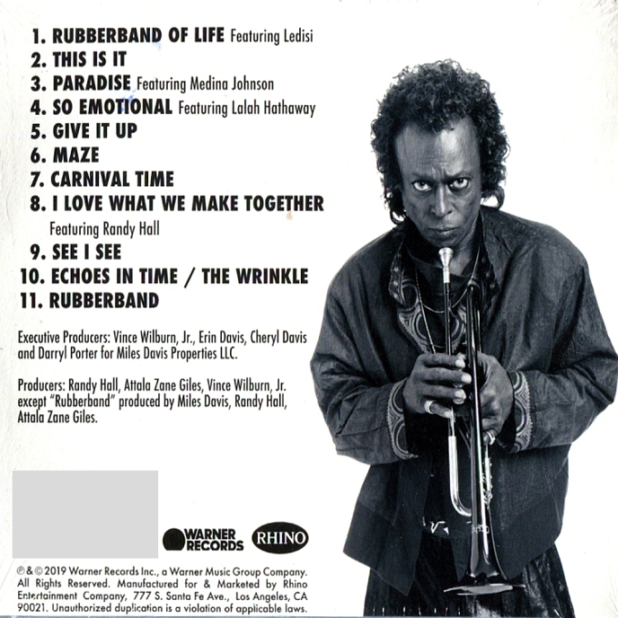 Виниловая пластинка Miles Davis - Rubberband - 2LP - рис.3