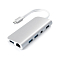 Satechi Aluminum USB-C Multimedia Adapter Silver