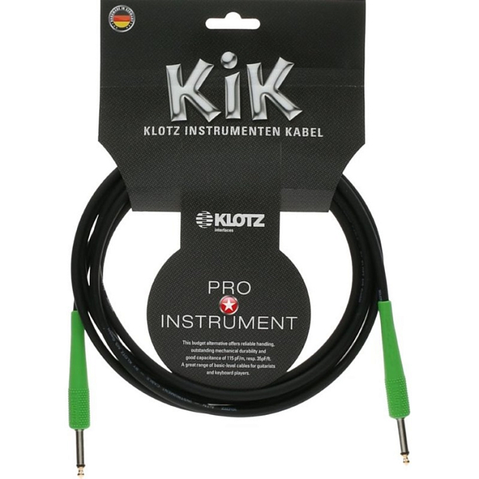 Кабель KLOTZ KIKC3.0PP4 Green - рис.0