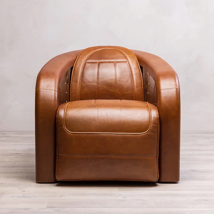 Кресло для прослушивания F2F Пилот Stainless Steel Brown - рис.2