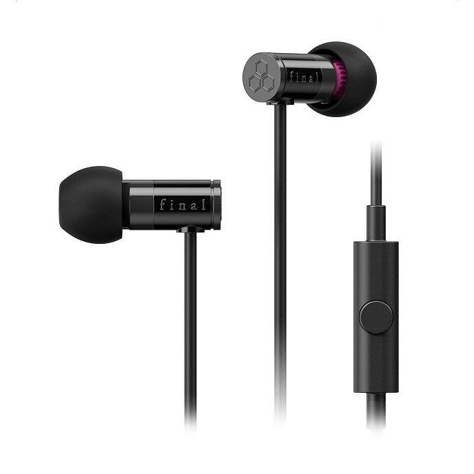 Наушники внутриканальные Final Audio E1000C with mic black проводные внутриканальные наушники с динамическим драйвером_OpenBox - рис.0