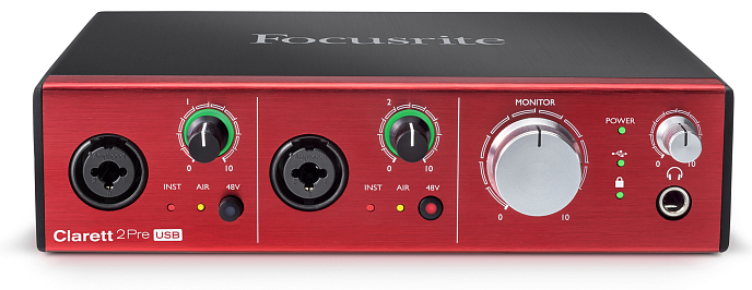 Аудиоинтерфейс FOCUSRITE Clarett 2Pre USB - рис.1