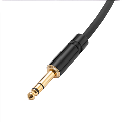 Кабель HeadMade Pro XLR-M - 6.3mm stereo Black 2m