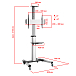 Стойка Uniteki ST007RDLIFT Silver - рис.2