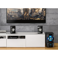 Компьютерные колонки Creative SBS E2900 black компьютерная акустика 2,1 (SN WFMF0490116001610D)_Уценка