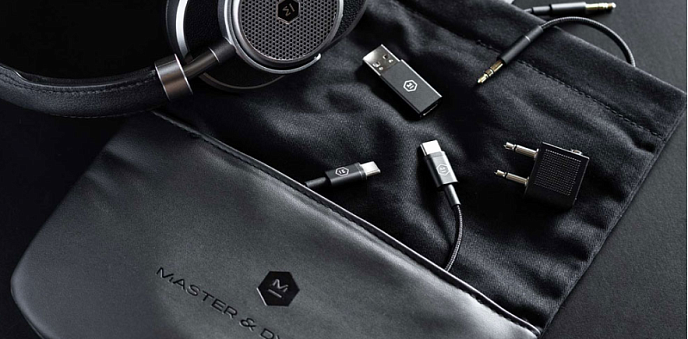 Беспроводные наушники MASTER&DYNAMIC MW65 Silver Metal / Grey Leather - рис.5