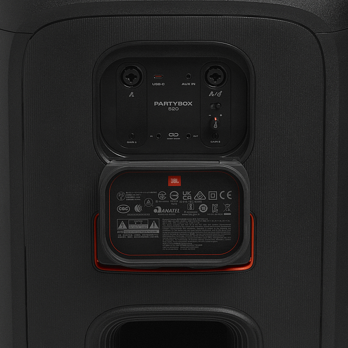 Портативная колонка JBL Partybox 520 Black - рис.11