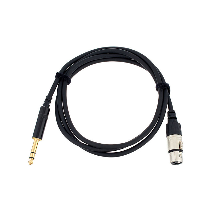 Кабель Cordial CFM 1.5 FV XLR - 6.3mm Black 1.5m - рис.0