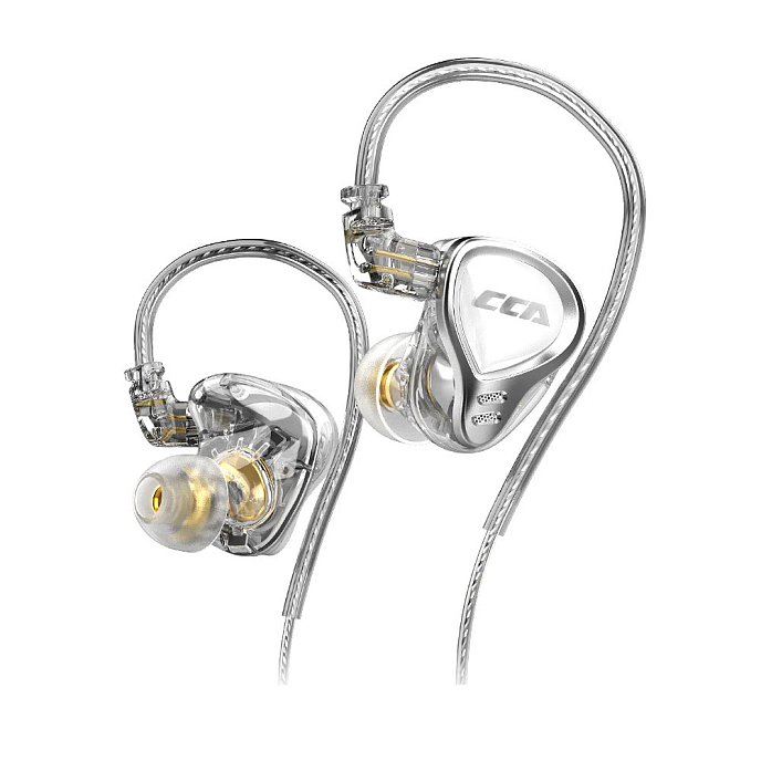 Наушники внутриканальные CCA CA16 PRO White Without Mic - рис.1