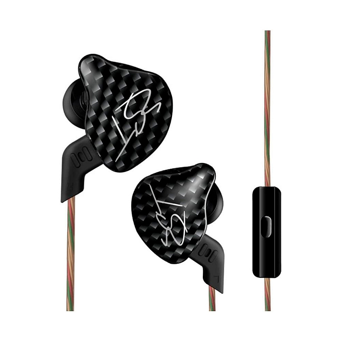 Наушники внутриканальные KZ ZST Black with mic - рис.0