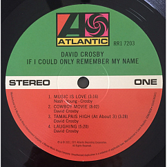 Виниловая пластинка David Crosby – If I Could Only Remember My Name (50th Anniversary) LP