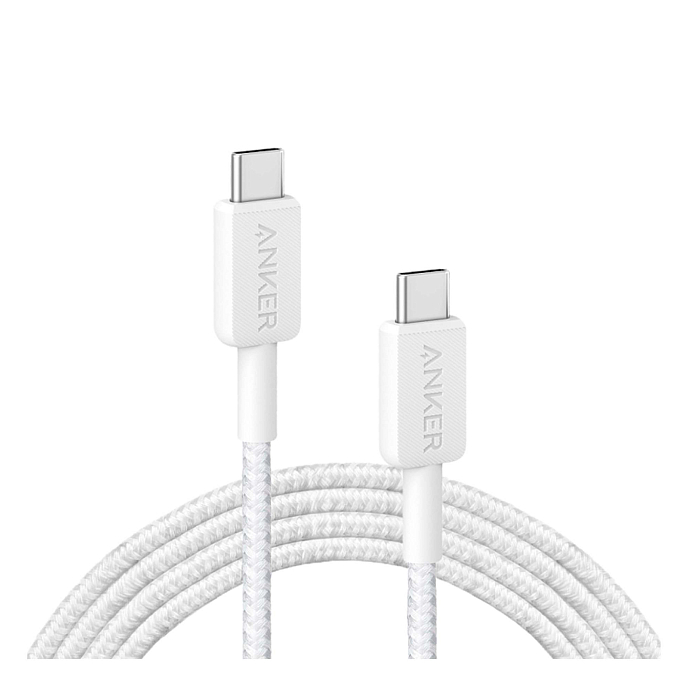 Кабель Anker Power Line 322 USB-C - USB-C 0.9m White - рис.0