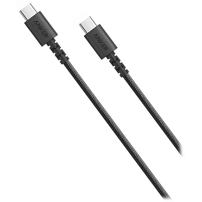 Кабель Anker 322 USB-C to USB-C Cable Braided black 0.9m - рис.2