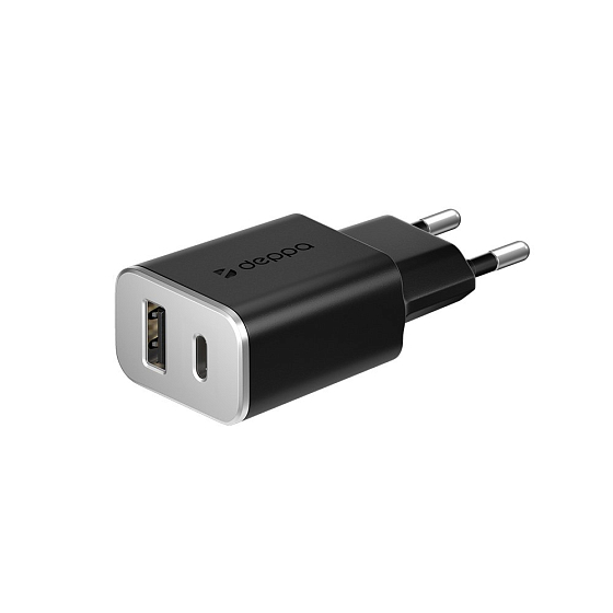 Сетевое зарядное устройство USB Type-C 3.4A Black - рис.0