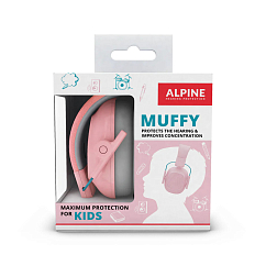 Детские противошумные наушники Alpine Muffy Kids Pink