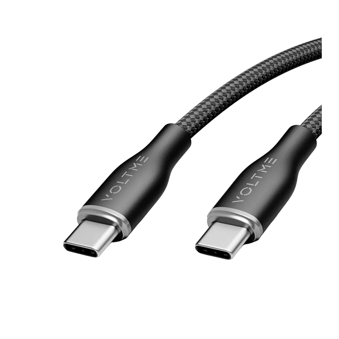 Кабель VOLTME PowerLink Rugg Lite CTC USB-C - USB-C 1.2m Black - рис.1