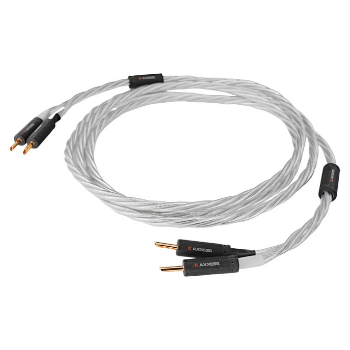 Кабель Axxess Speaker Cable Silver Banana 4m - рис.0