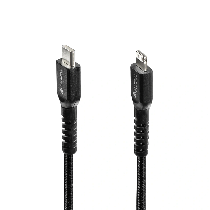 Кабель Lyambda LCLm10 USB Type-C/Lightning Black - рис.3